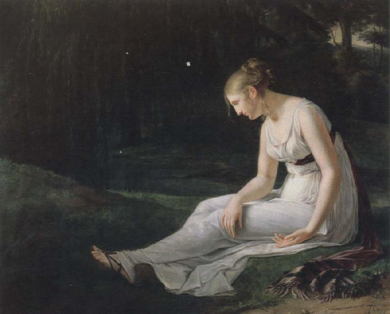 Marie Bracquemond melancholy oil painting image